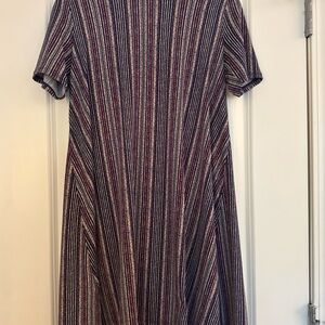 BCBGeneration Multicolor Striped Midi Dress